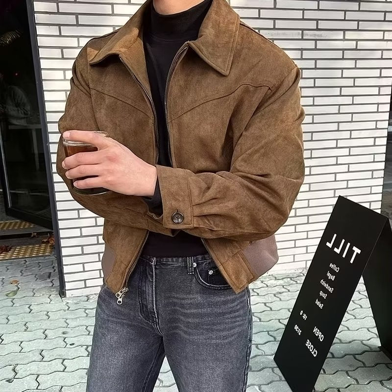 Vintage Versatile Spring Unique Jacket Versatile Men