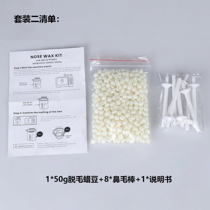 Nose Hair Wax Removal Kit – Eyebrow & Nose Wax Stick Accessories Set
