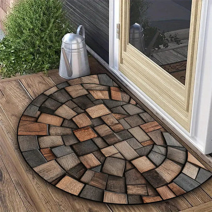temu Vintage Floor Mat Entryway Entryway Stain Resistant Floor Mat