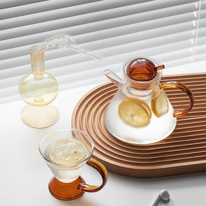 French Light Luxury Glass Transparent Glass Set