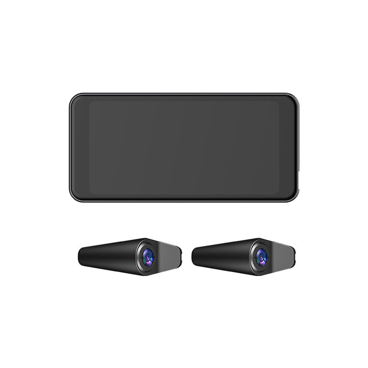 Blind Spot Electronic Rear Mirror Dash Cam – Dual Lens Left Right Recording