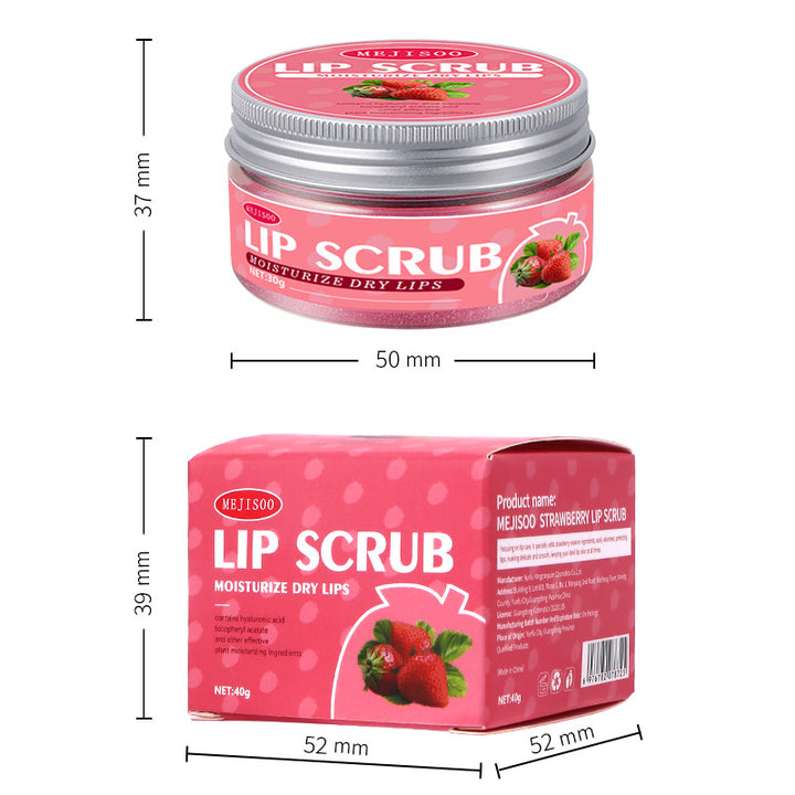 Body Scrub Strawberry Lip Scrub Exfoliating