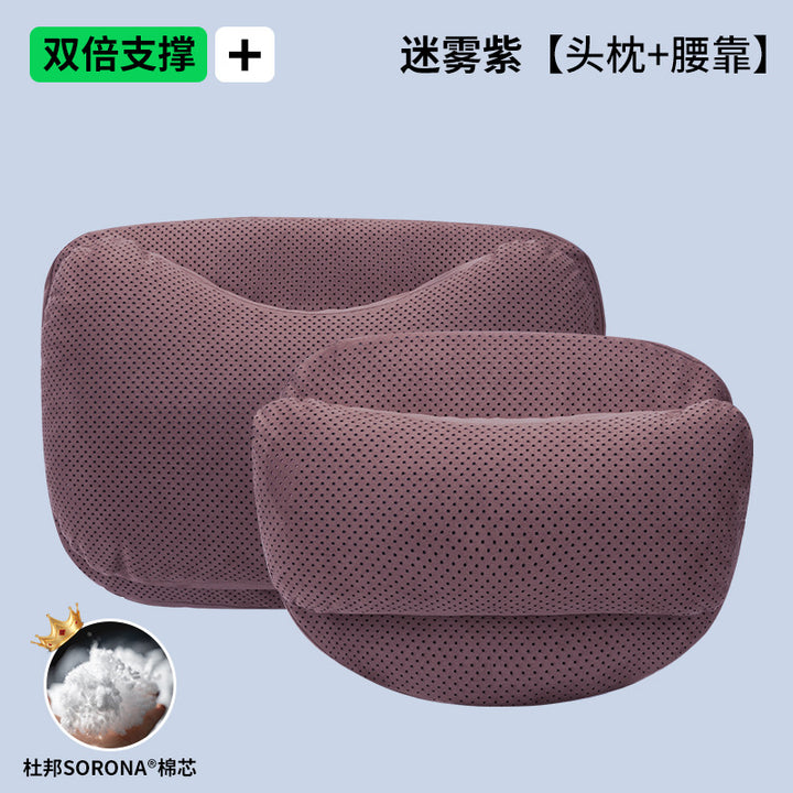 Car Pillow Premium Feel Breathable Cotton Neck Pillow Car Pillow