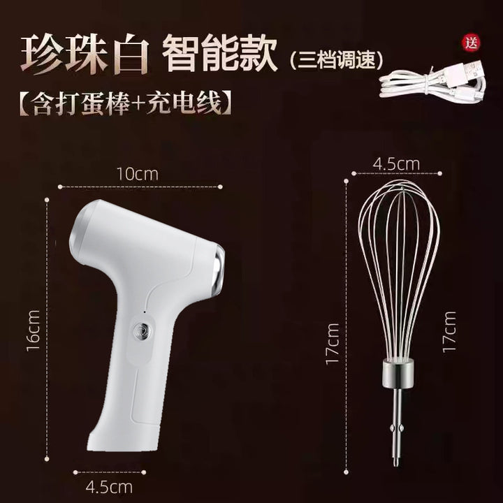 家用烘焙无线手持电动打蛋器打发奶油搅拌厨房烘焙小工具蛋清打发