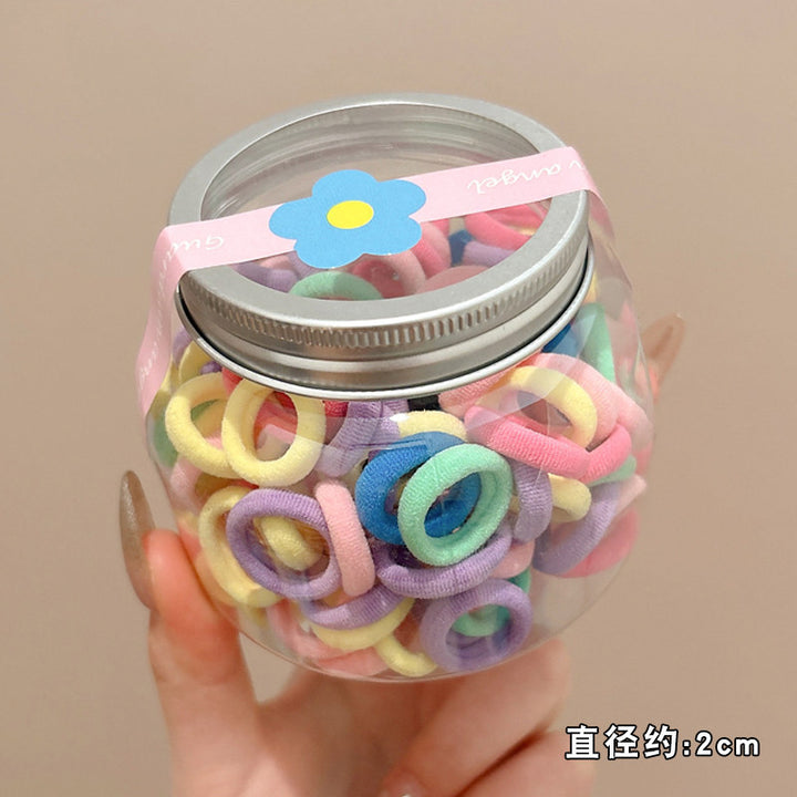 彩色皮筋不伤发高弹力耐用发绳扎头发发圈女儿童宝宝头饰头绳皮套
