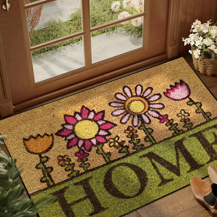 Entryway Floor Mat Entryway Foot Mat Floral Shoes Non Slip Home Floor Mat