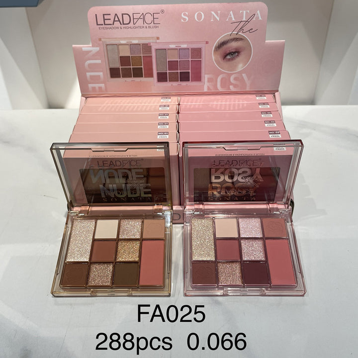 LEADFACE新款24个装化妆品彩妆批发唇彩唇蜜眼影睫毛膏