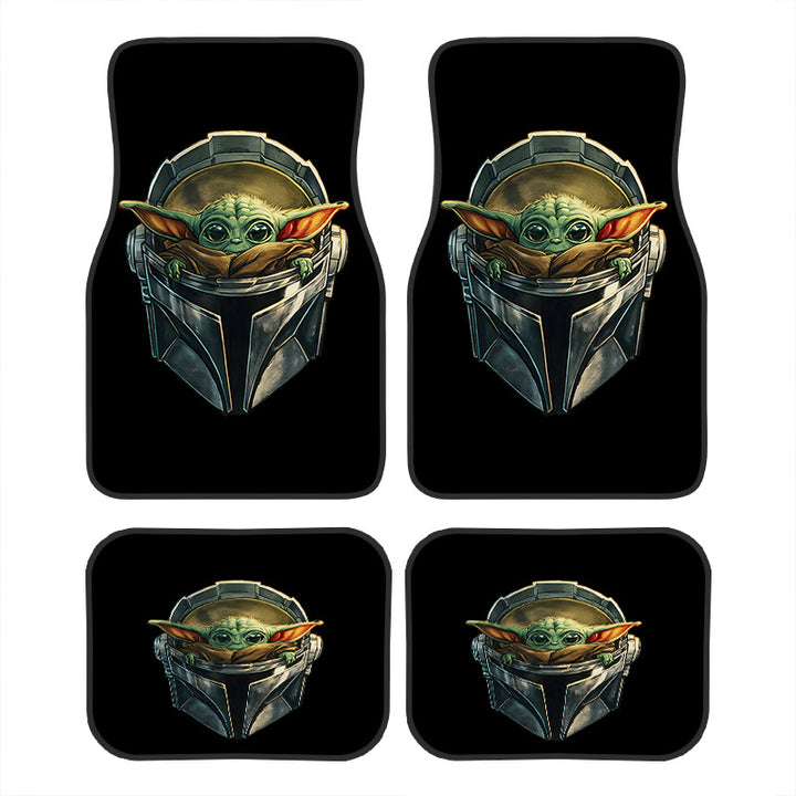 TEMUVintage Nordic Car Foot Mat Carpet 4 Piece Set Stain Resistant Floor Mat TEMUFoot Mat Wholesale