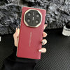 适用华为MateX5秒变XT电镀素皮手机壳X6智能视窗翻盖X3商务保护套
