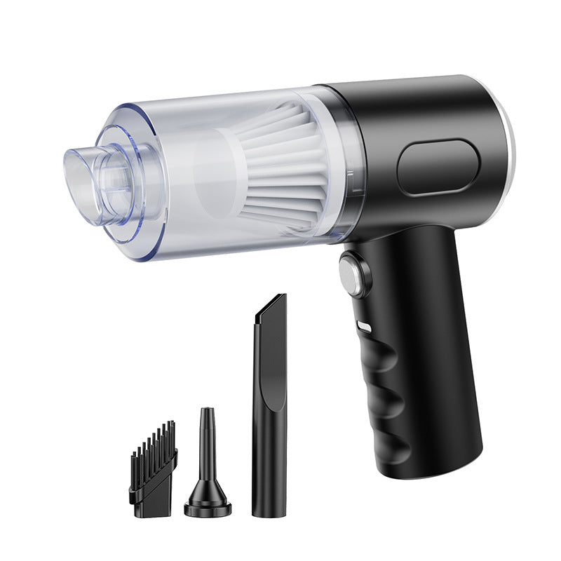 New Car Household Mini Vacuum Cleaner – Blow & Suction Cordless Handheld