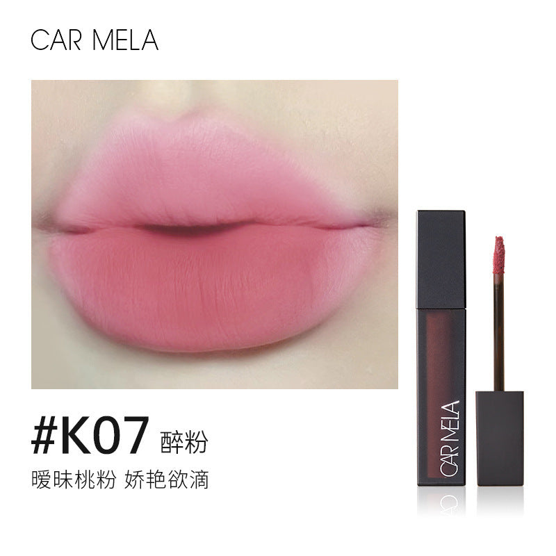 CARMELA卡梅拉文艺复兴口红显白柔雾哑光不沾杯持妆正红唇泥唇釉