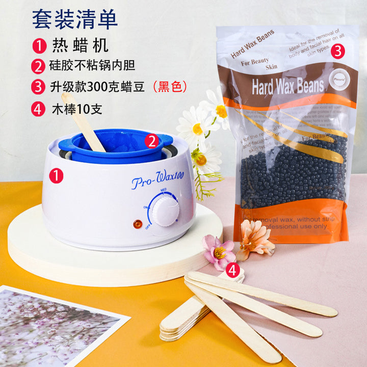 300 g Hot Wax Bean Kit – Full Body Hair Removal Set for Face & Private Area