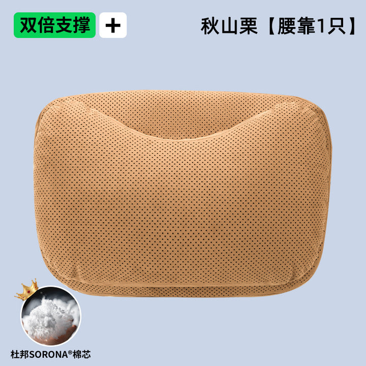 Car Pillow Premium Feel Breathable Cotton Neck Pillow Car Pillow