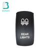 翘板开关改装汽车开关Rear Lights双尾灯船型开关游艇轮船开关