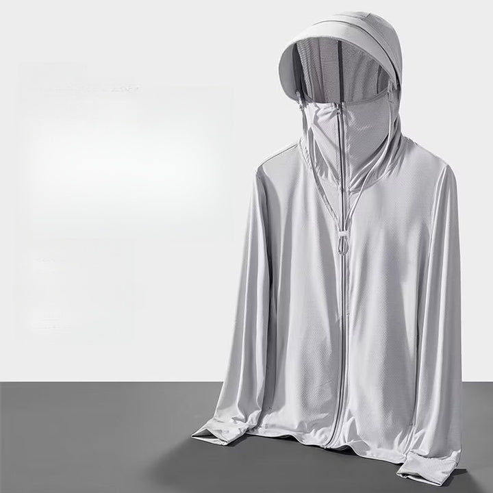 冰丝连帽防晒衣男夏季新款防紫外线超薄透气防晒服户外钓鱼外套女