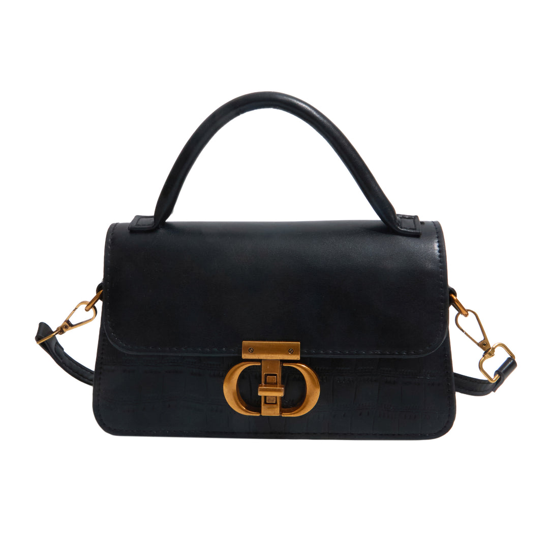 Texture Women's Fashion Elegant Light Luxury Large Capacity Vintage Shoulder Crossbody Small Square Bag