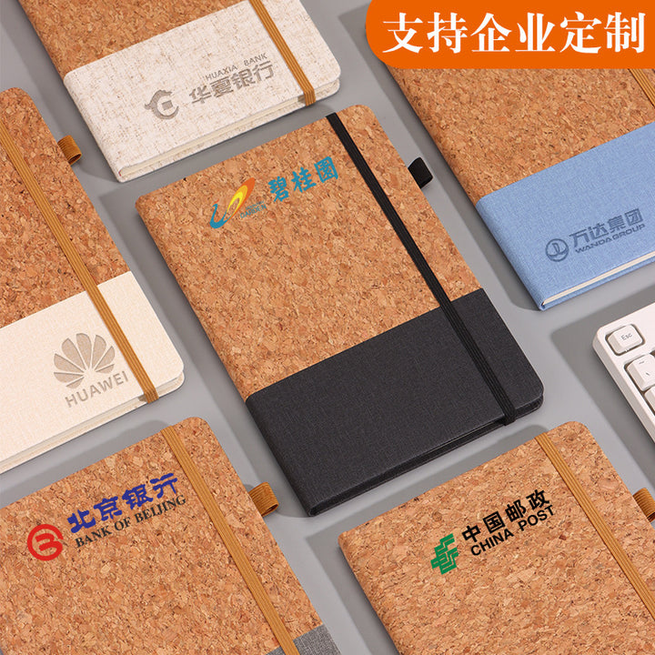 Eco Cork Notebook Gift Set with Logo – A 5 Notepad for Office & School Wholesale