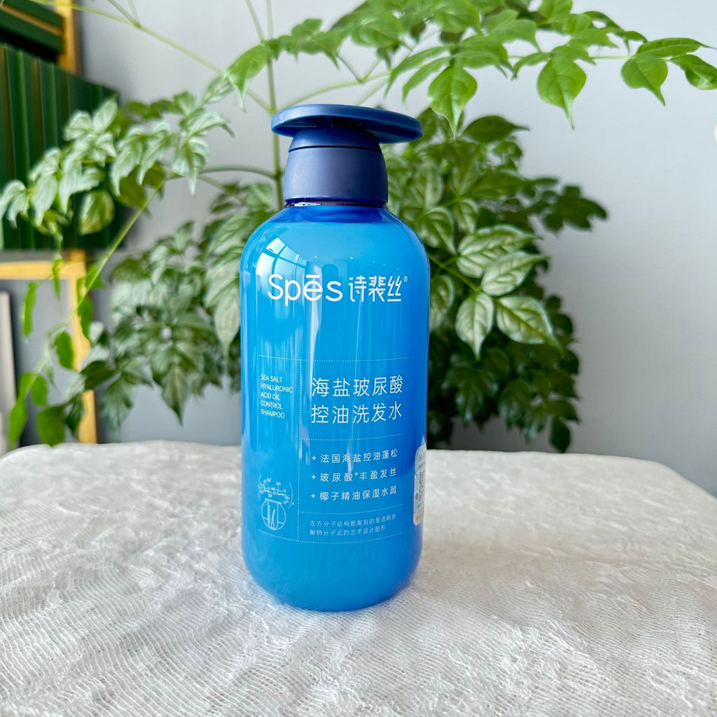 正品海盐洗头膏清爽蓬松洁发膏头皮深层洁净磨砂蓬松红胖子洗发水