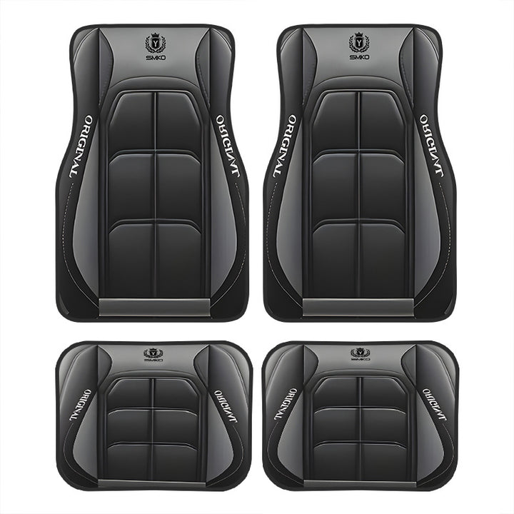 TEMUVintage Nordic Car Foot Mat Carpet 4 Piece Set Stain Resistant Floor Mat TEMUFoot Mat Wholesale