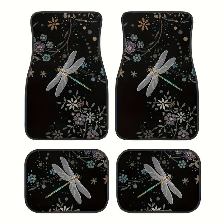 Vintage Car Foot Mat Carpet 4 Piece Set Stain Resistant Floor Mat TEMUFoot Mat Wholesale