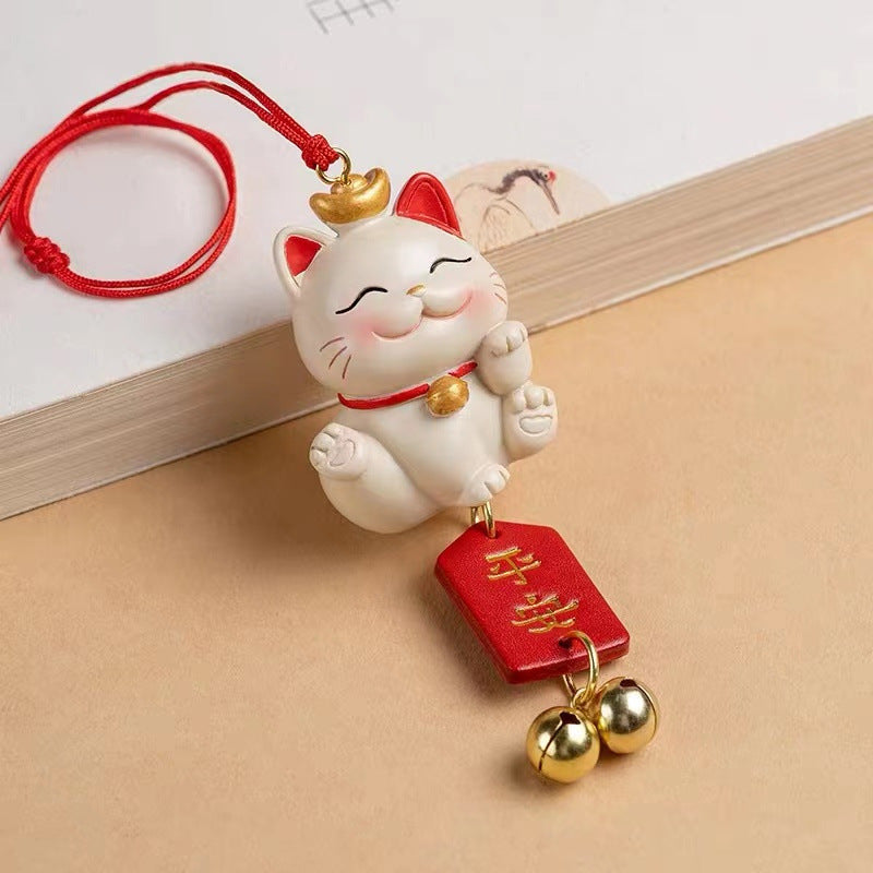 D 99922 Lucky cat car hanging ornament 招财猫车载挂饰