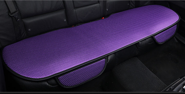 Ice Silk Cool Car Seat Cushion – 3-Piece No-Backrest Breathable Non-Slip Single Pad