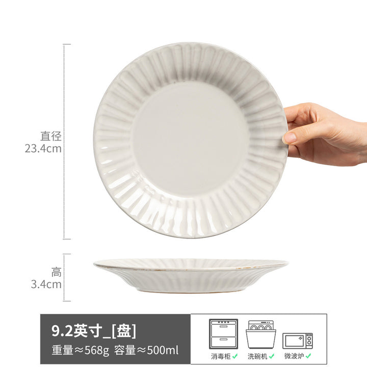 Large Embossed Plate Home Plate Plate Plate Plate Plate