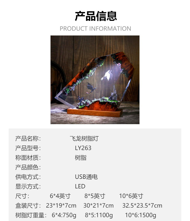 创意树脂小夜灯卧室床头灯波西米亚风家居装饰摆件工艺品热卖