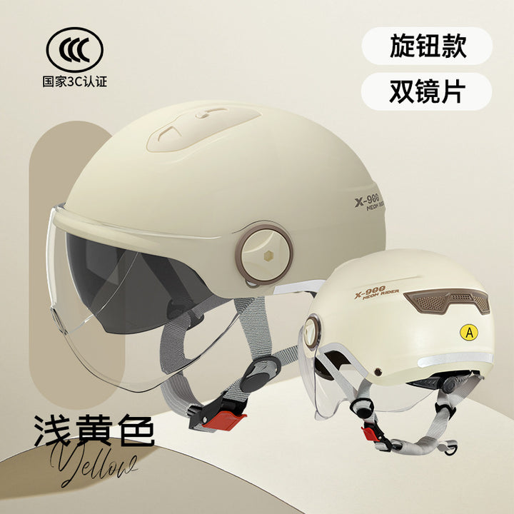 3 C Helmet Motorcycle Men's Women's