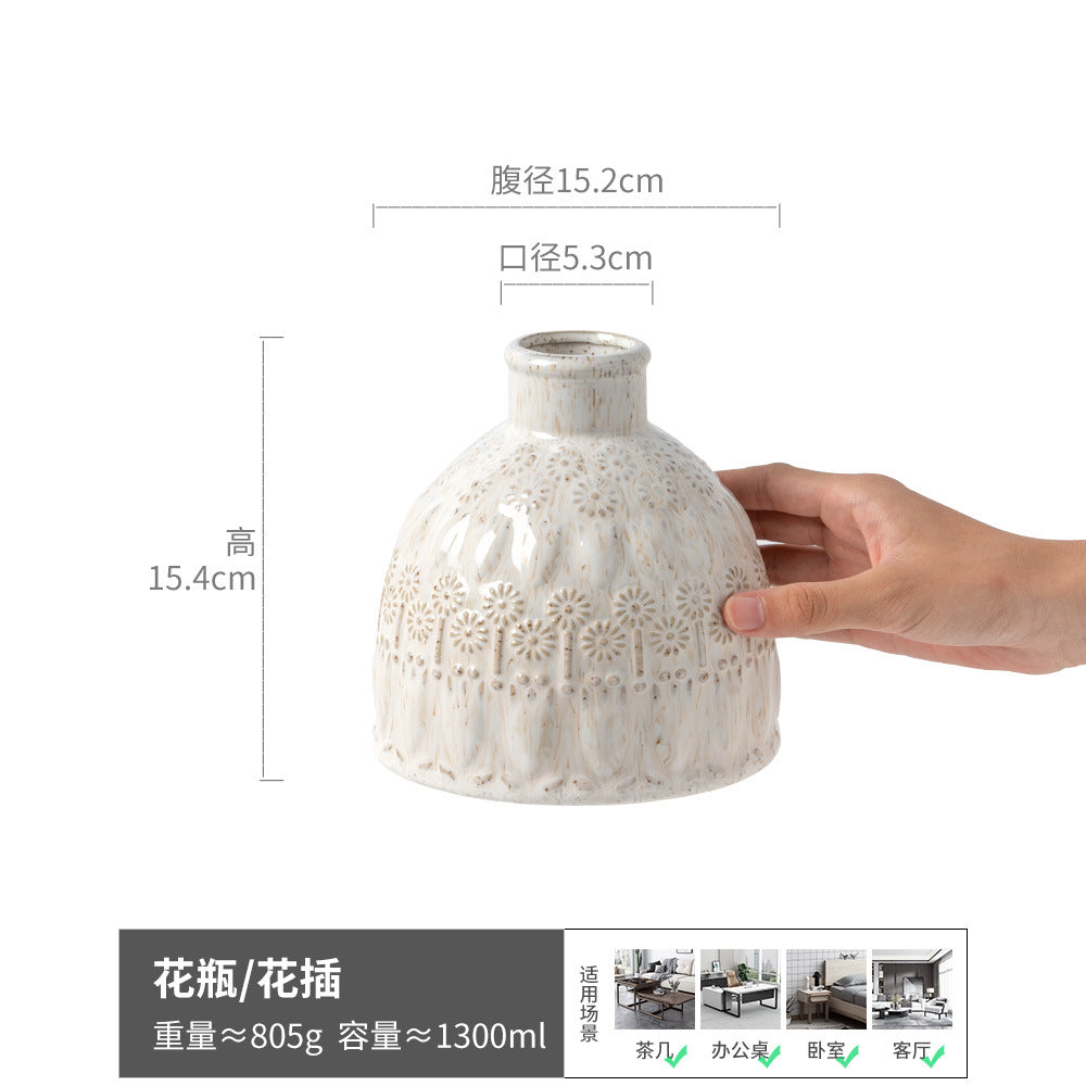 Ceramic Flower Home Home Flower Flower Living Room Flower