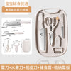 不锈钢刀具套装厨房全套菜刀菜板硅胶厨具家用刀具全套刀代发批发