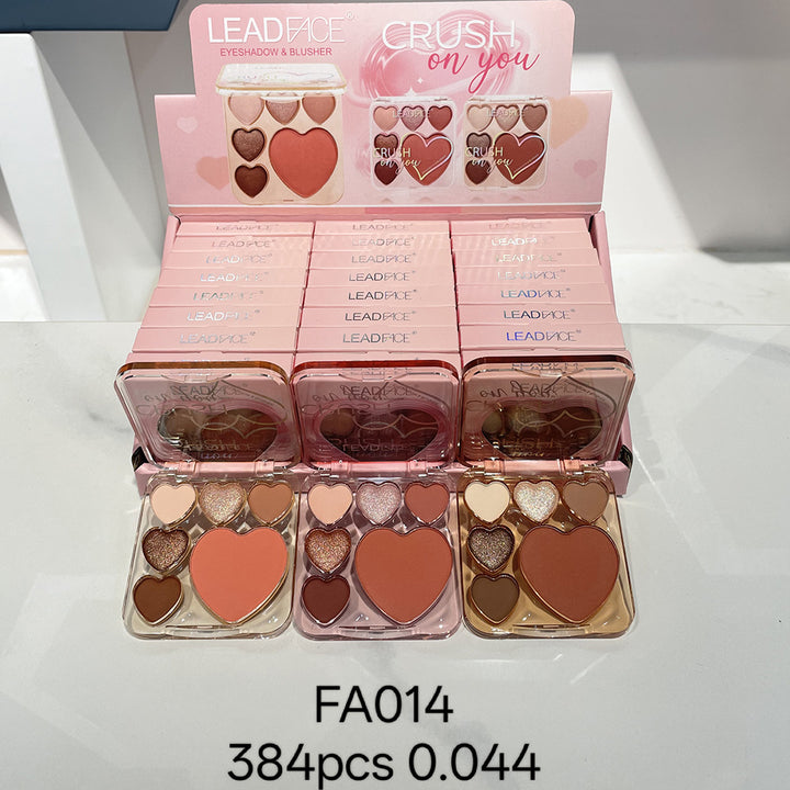 LEADFACE新款24个装化妆品彩妆批发唇彩唇蜜眼影睫毛膏