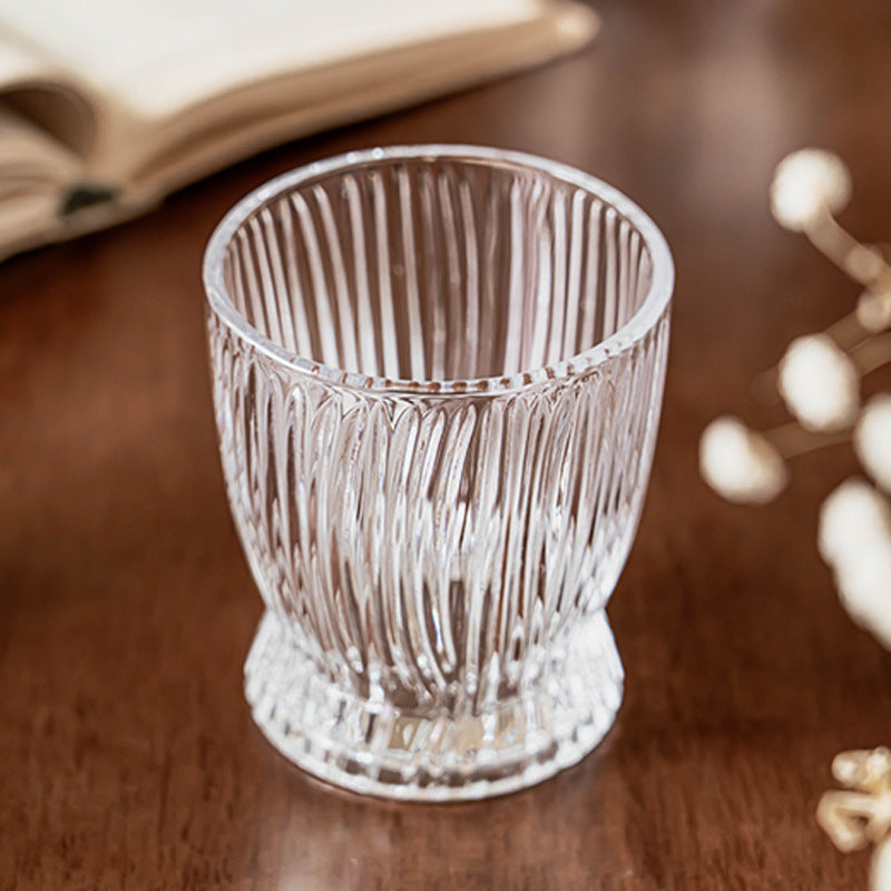 Creative Light Luxury Nordic Glass Cup Transparent Cup Coffee Cup Premium Design Home Water Cup