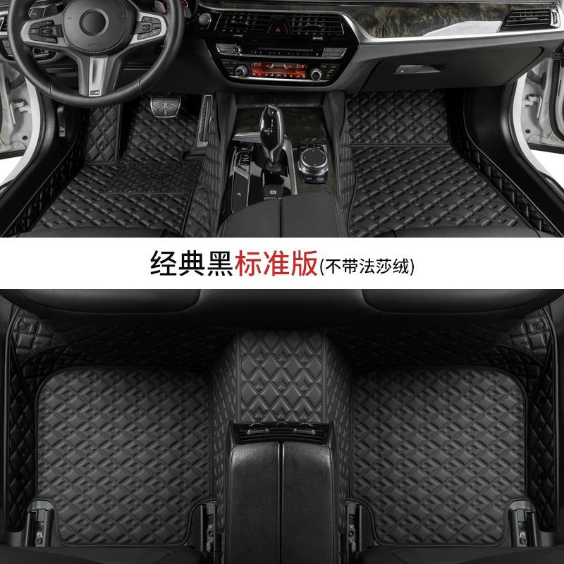 Custom Leather Car Foot Mat Special Eco Friendly XPEFoot Mat Carpet