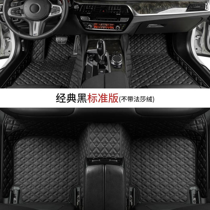 Custom Leather Car Foot Mat Special Eco Friendly XPEFoot Mat Carpet