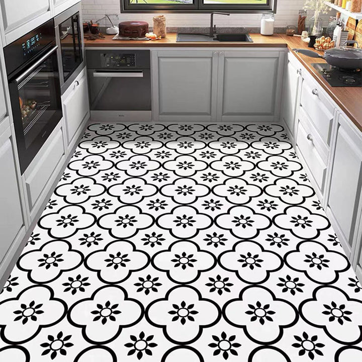 Leather Floor Mat Kitchen Waterproof Floor Mat Home