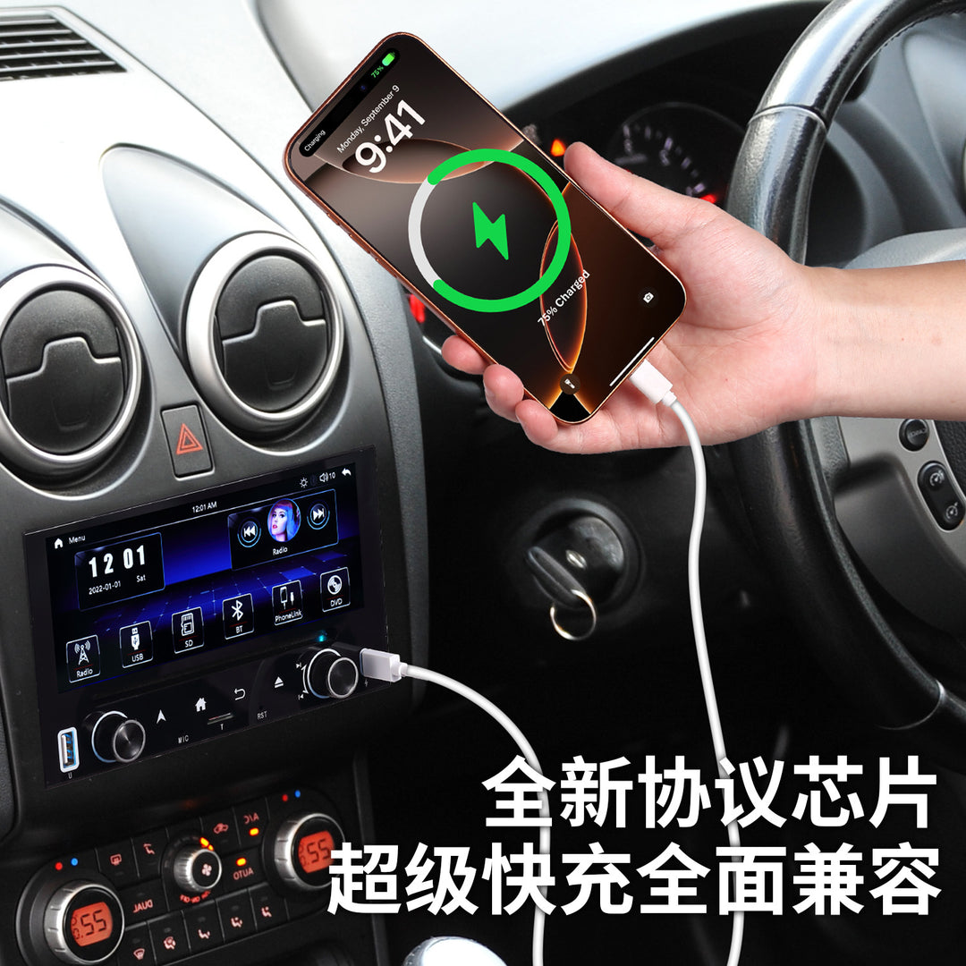 Car MP 5 CD/DVD Linux Carplay+Android Auto