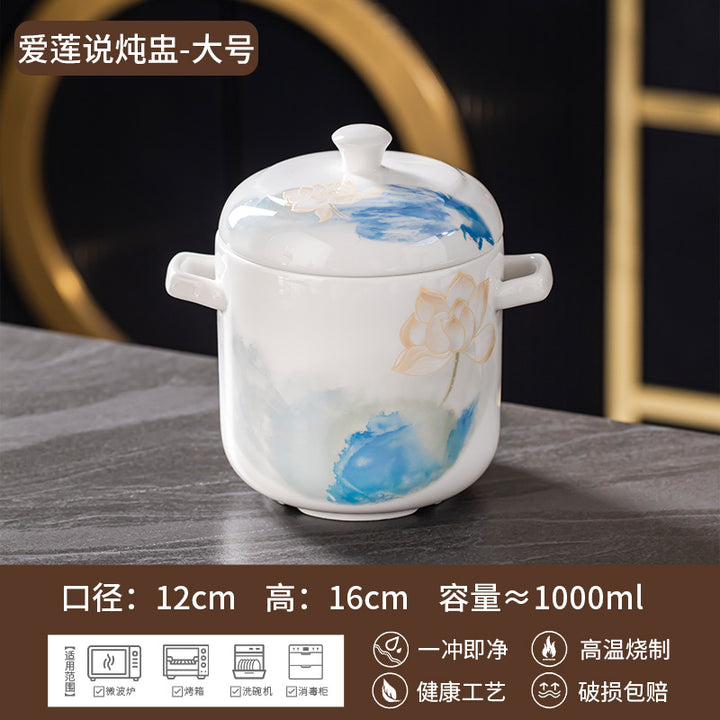 景德镇骨瓷定制餐具礼品套装2026新款高级感陶瓷碗盘碗碟套装家用