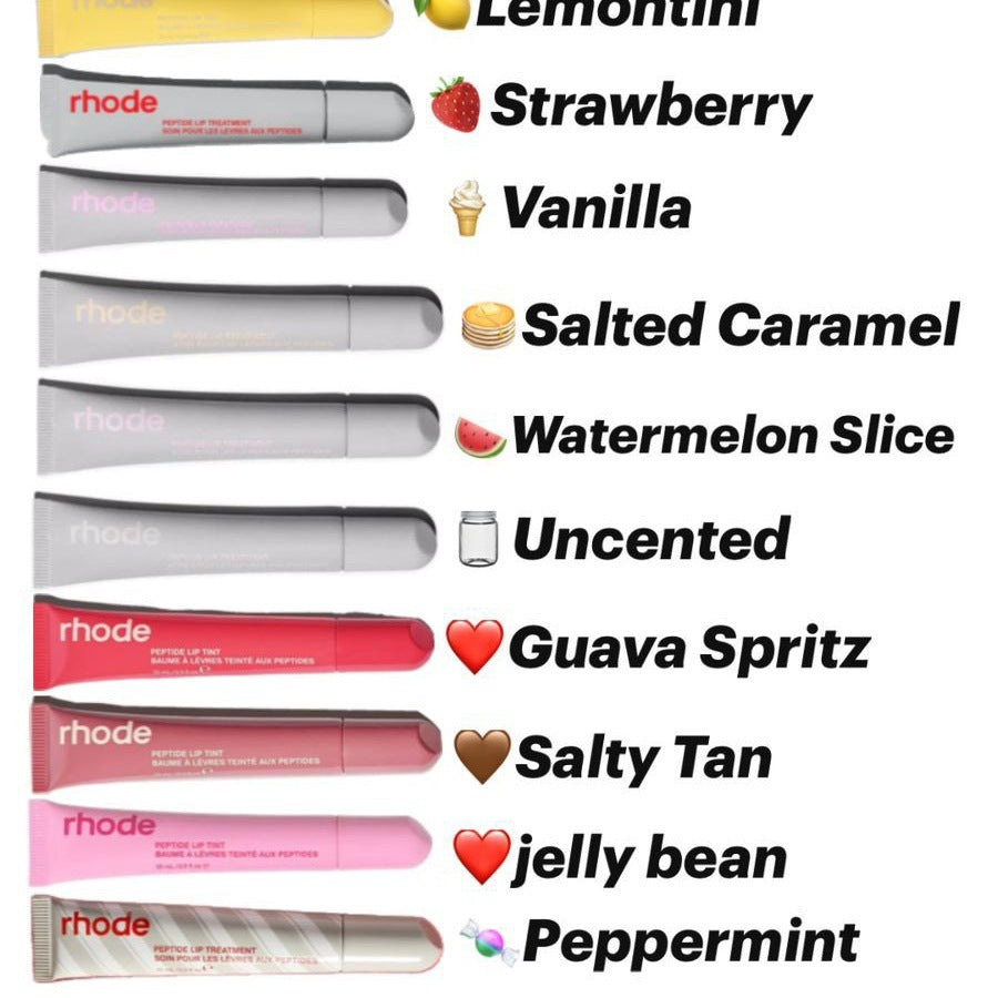 Lip Tint  Rhode Lip Gloss 海莉hailey唇膏唇部保湿润唇膏唇釉唇