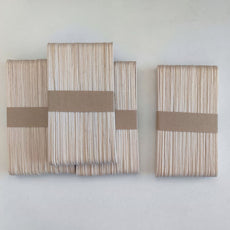 Wooden Wax Applicator Sticks 50pc – Disposable Tongue Depressor Wax Spatulas for Hair Removal