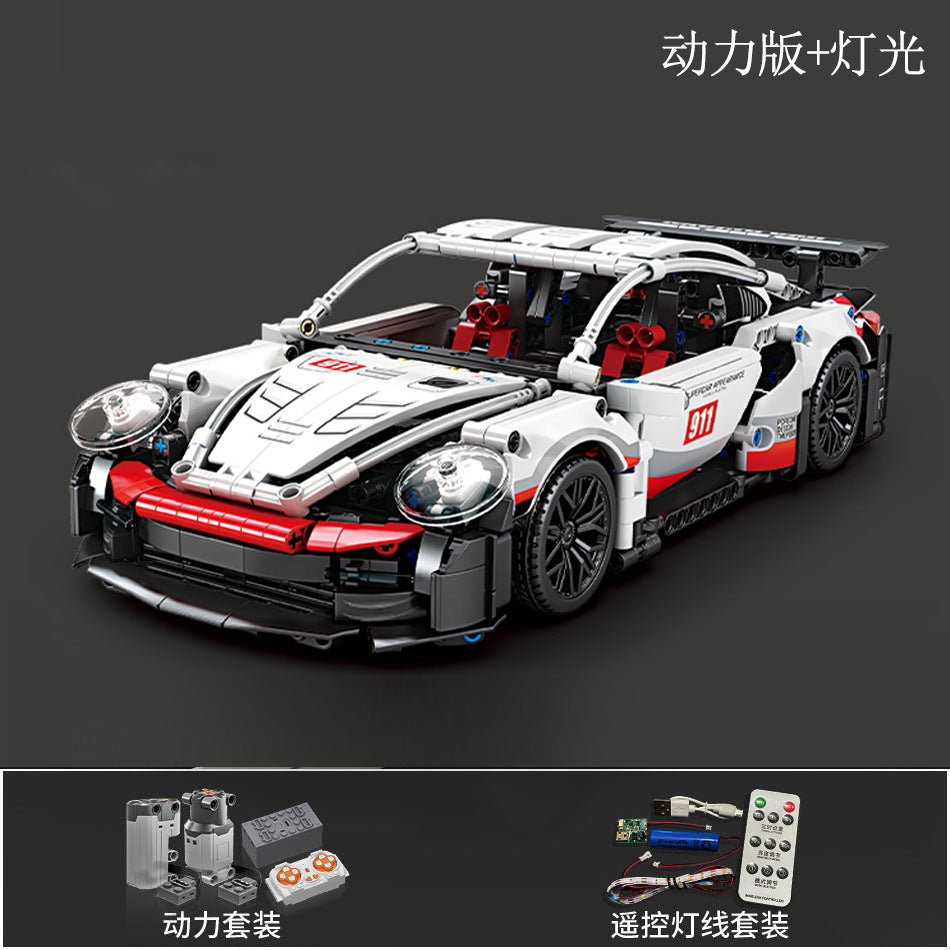 Apollo Sports Car Building Blocks Set – High-Difficulty Drift Racing Car Model Assembly Toy