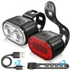 H 69288 Bike Front Rear Light Set 山地车骑行警示灯跨境外