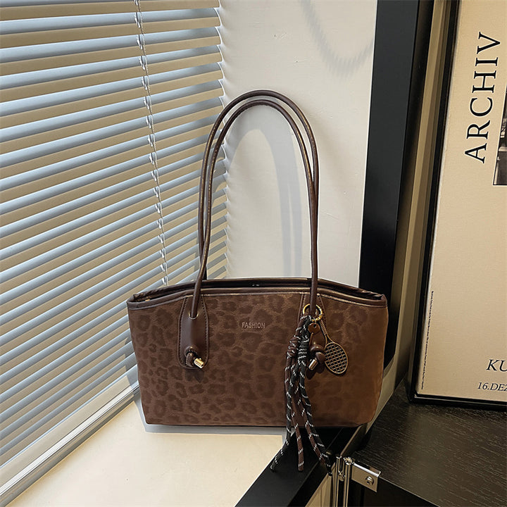 Bag Large Capacity Commuter Minimalist Tote Bag Fall/Winter Premium Feel Vintage Versatile Women's Single Shou