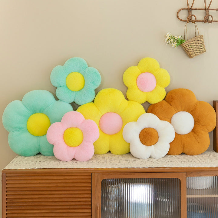 Flower Pillow Seat Cushion Bedroom Office Car