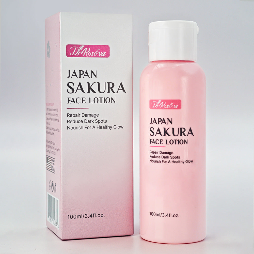 跨境樱花精华护肤套装补水保湿东南亚热销sakura skincare set
