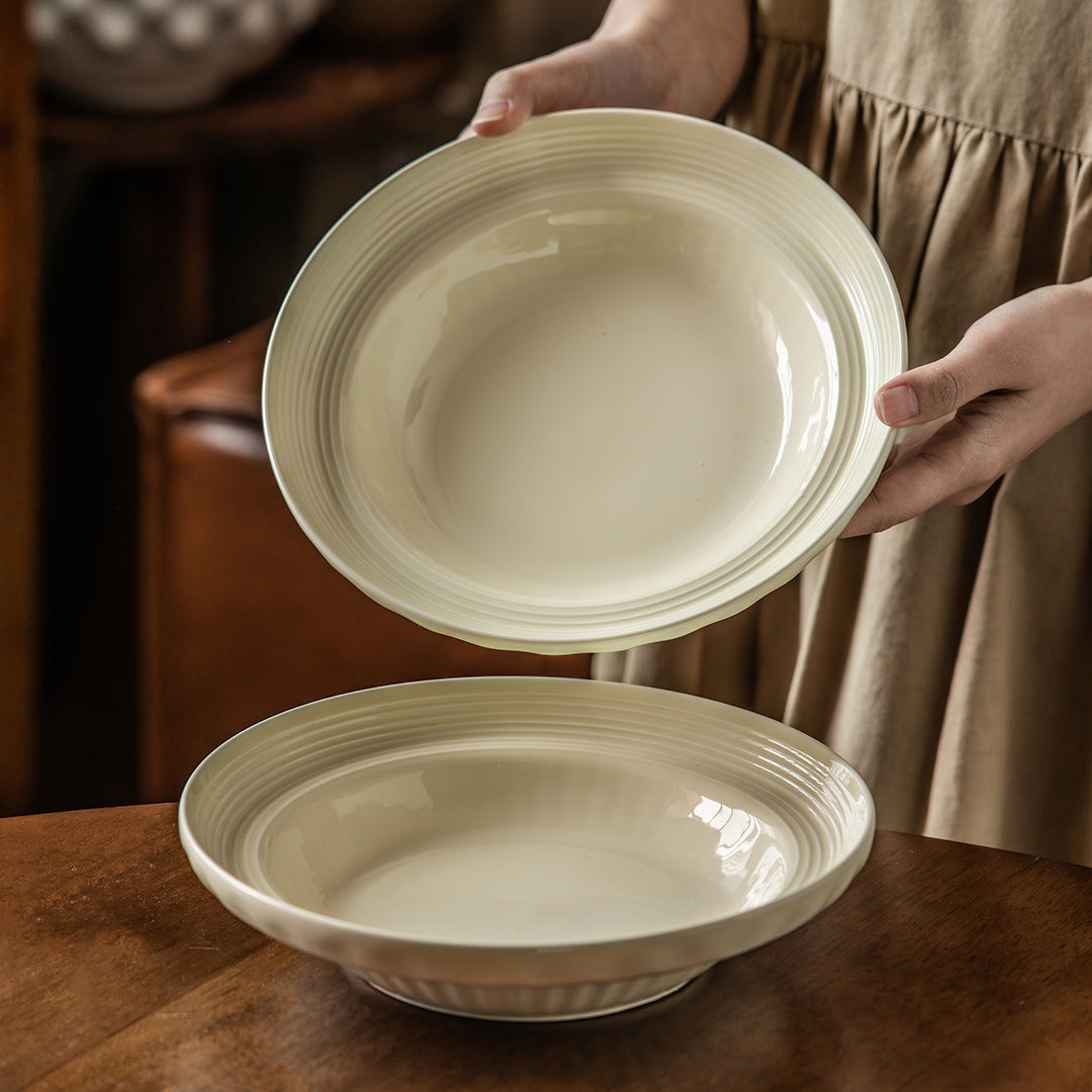 Plate Vintage Ceramic Plate Home Creative Plate Plate Plate Plate