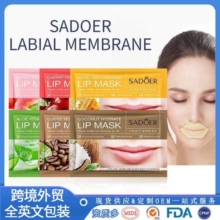 Collagen Moisturizing Lip Mask Patches – Anti-Crack Lip Line Fading Lip Care Treatment