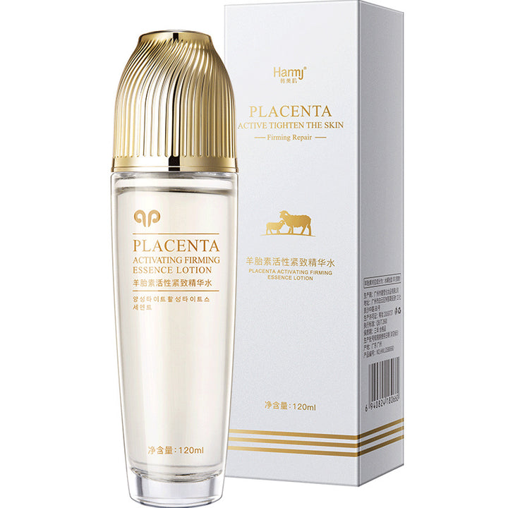Placenta Extract Toner & Lotion Set 3-Piece Set Cosmetics Hydrating Nourishing Firming Face Cream Lotion