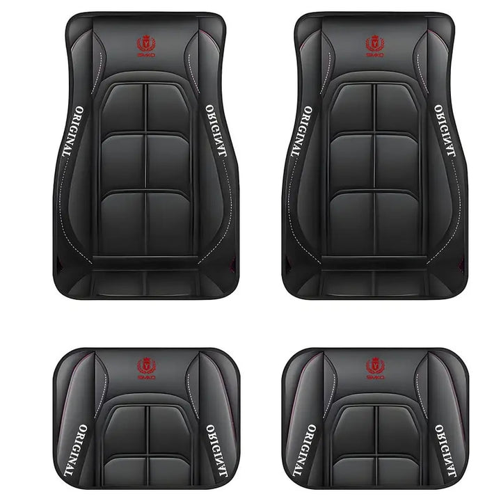 TEMUNordic Vintage Car Foot Mat Carpet Carpet 4 Piece Set Stain Resistant Floor Mat Wholesale Drop Shipping