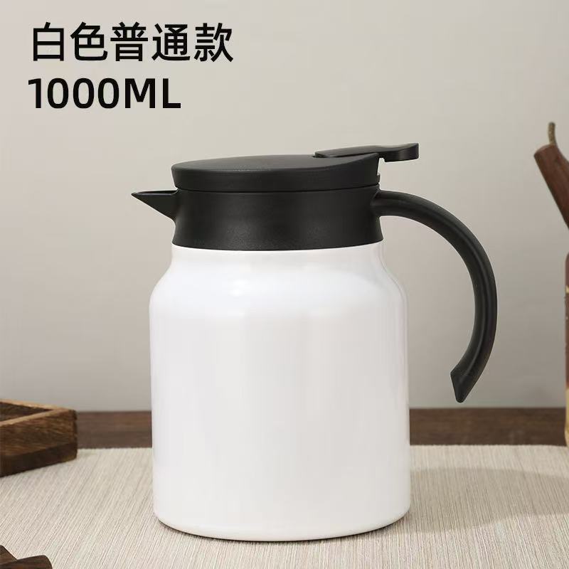 厂家直销316不锈钢焖茶壶 家用覆钛显温茶水分离大容量保温壶定制